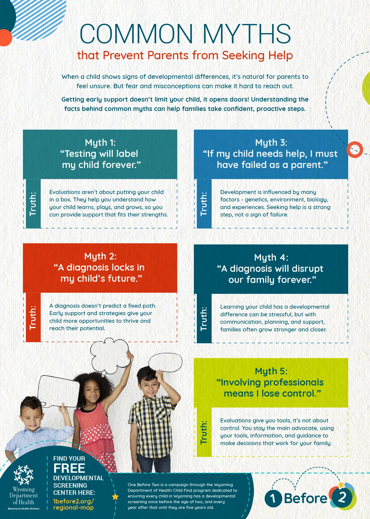 Common Myths that Prevent Parents from Seeking Help