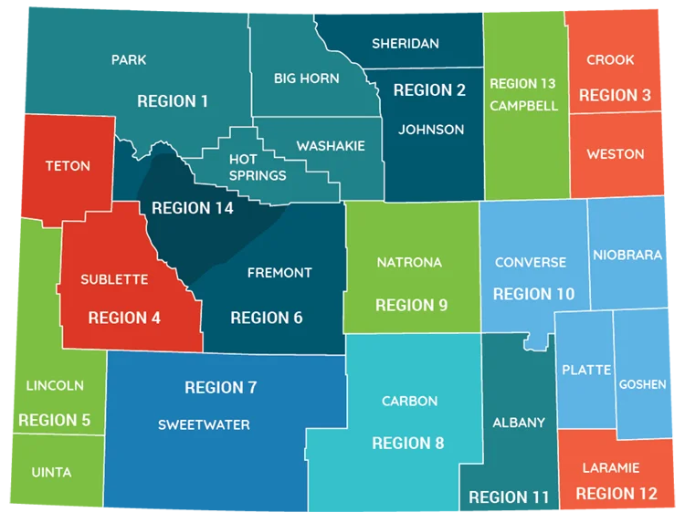 View the regional map